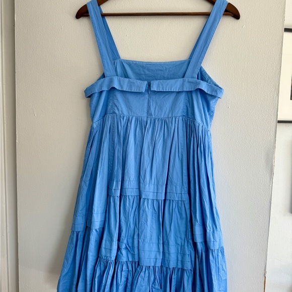 Aje Square Neckline Blue Mini Dress Size AU 8 (US 4 / small) - Picture 5 of 7